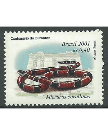 C2369 Butantan - Micrurus 35.995 Novo com manchas no verso